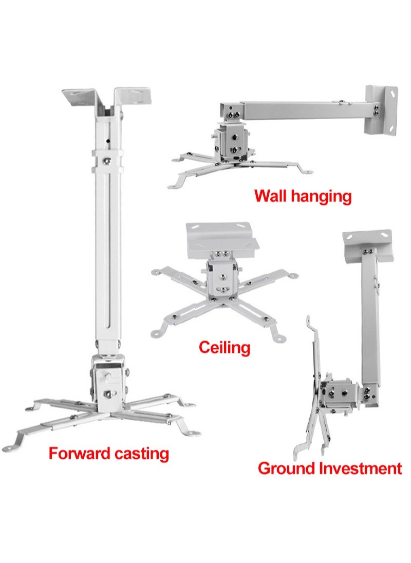 FlashHawk Universal Projector Ceiling Mount,Adjustable Projector Wall Mount for Home Office  - Image 4