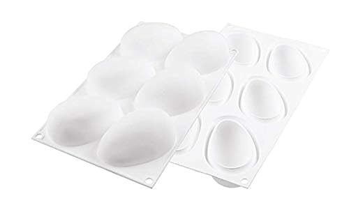 Silikomart Mango 130 Silicone Mold with 6 Cavities Each 366 Inch x 224 Inch x 165 Inch High - Image 1