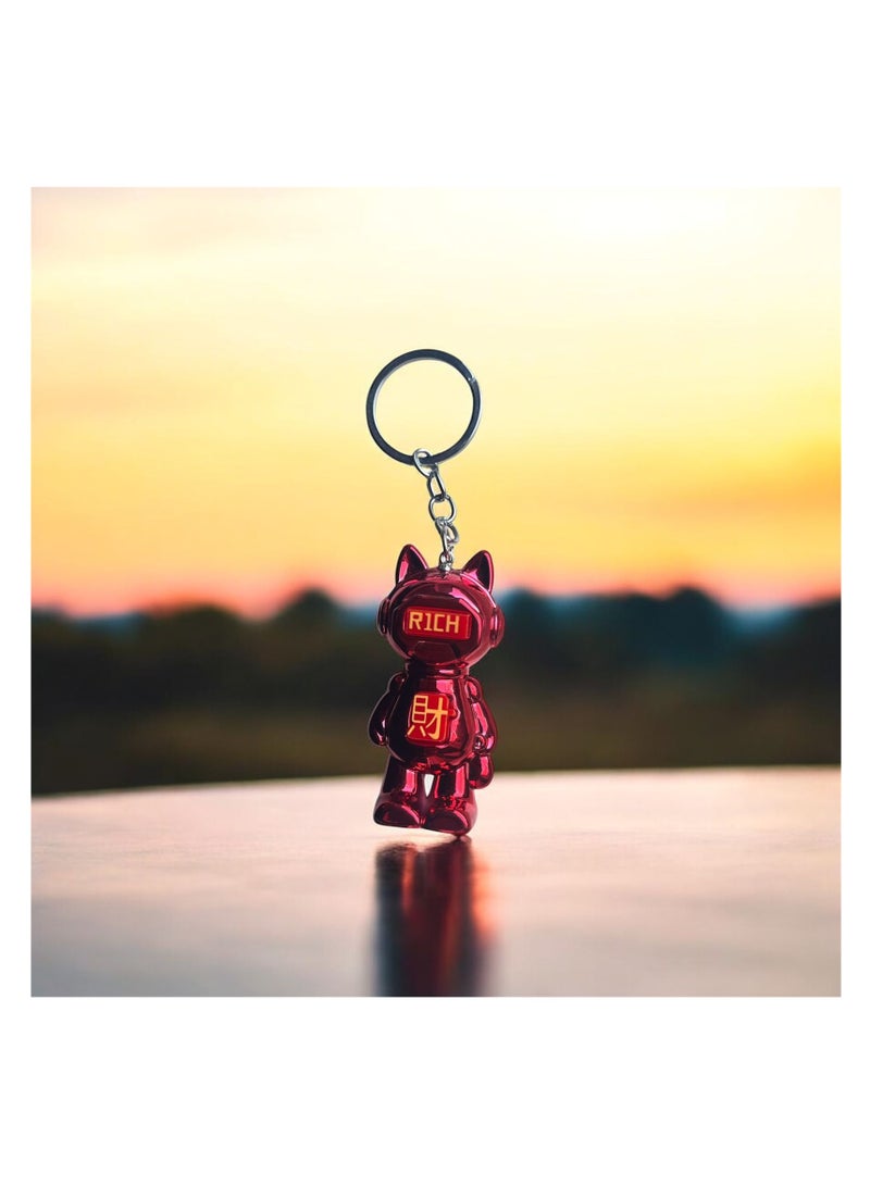 Metal Multi colour MedalKeychain