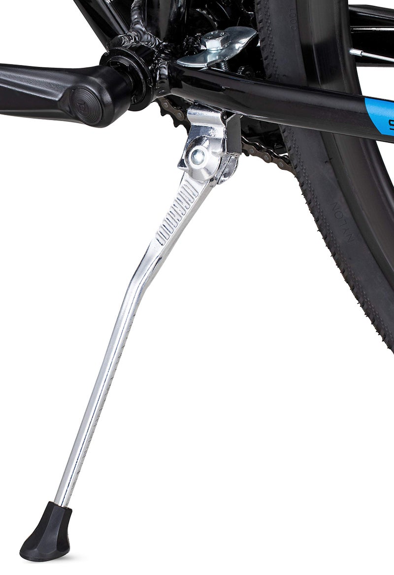 Schwinn Center Mounted Bike Kickstand, With End Cap Cover, Includes Top Plate and Bolt, Lightweight Aluminum, Fits Most Adult Bikes, Silver - Image 4