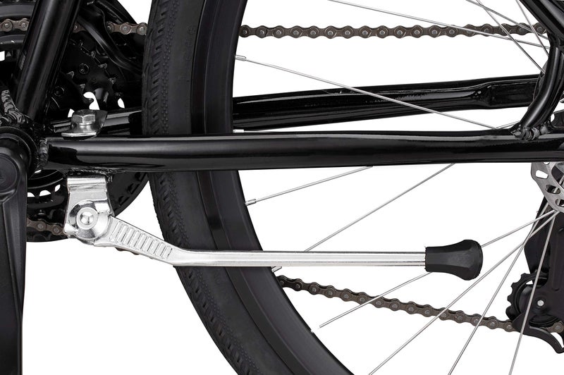 Schwinn Center Mounted Bike Kickstand, With End Cap Cover, Includes Top Plate and Bolt, Lightweight Aluminum, Fits Most Adult Bikes, Silver - Image 3