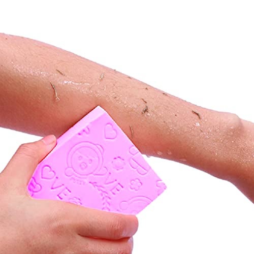 Nado Care Exfoliating Bath Sponge, Spa Scrub Exfoliating, Bath Body Shower Sponge, Dead Skin Sponge Remover for Adult, Baby, Pregnant Women, 2 pcs Random Colors - Image 1
