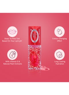 Fashion Colour Flirty Lips Lip and Cheek Oil Colour Changing PH Long Lasting Hydration 4ml Watermelon  - Image 3