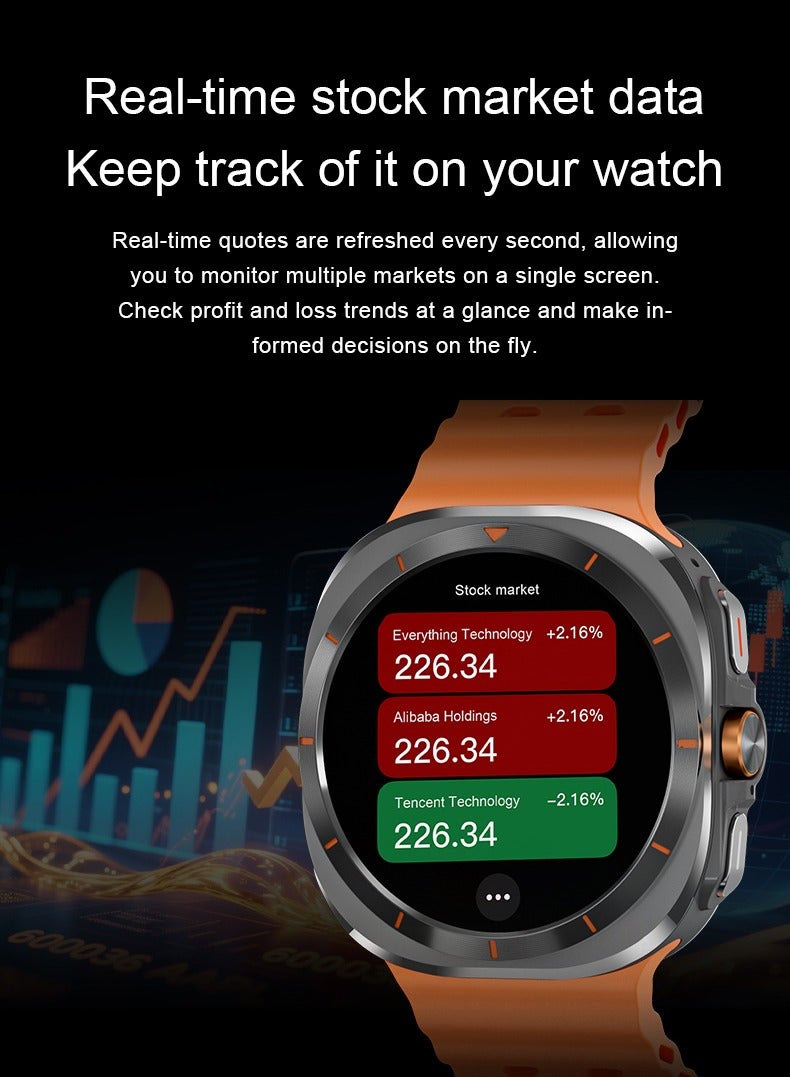 general Galaxy Watch Ultra (2025) 47mm LTE smartwatch, titanium case, advanced sleep guidance, running coaching, energy score, heart rate tracking, GPS, - Image 5