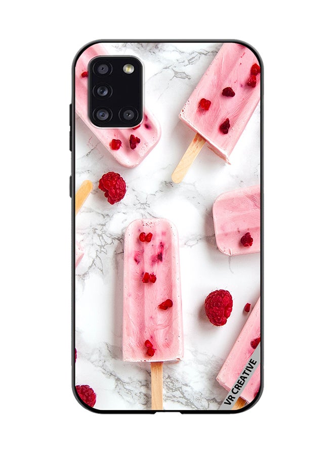 VR CREATIVE Protective Case Cover For Samsung Galaxy A31 Gulabi Iceream Design Multicolour - Image 1