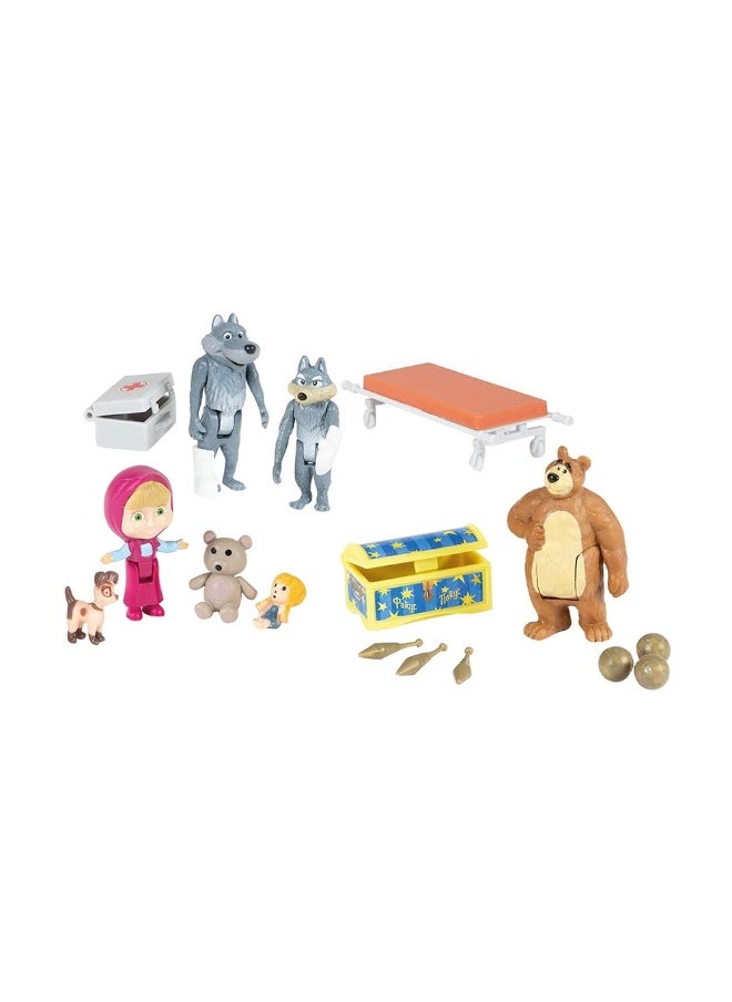 Simba Masha & Bear Coffret Mini Universe Playset  - Image 1