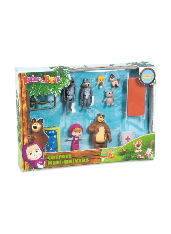Simba Masha & Bear Coffret Mini Universe Playset  - Image 2