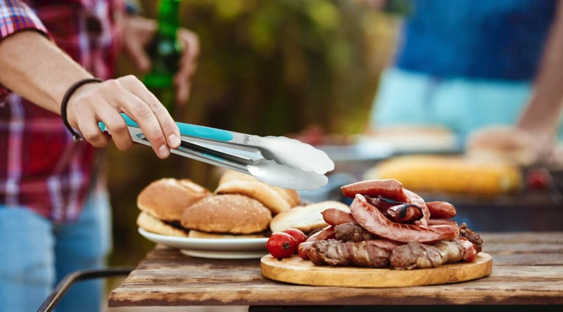 Shapes Imporio Multi Purpose Stainless Steel with Easy Grip 9" Serving Tong, Rust Proof High Durable Stylish Dishwasher Safe for Home/Kitchen - Image 3