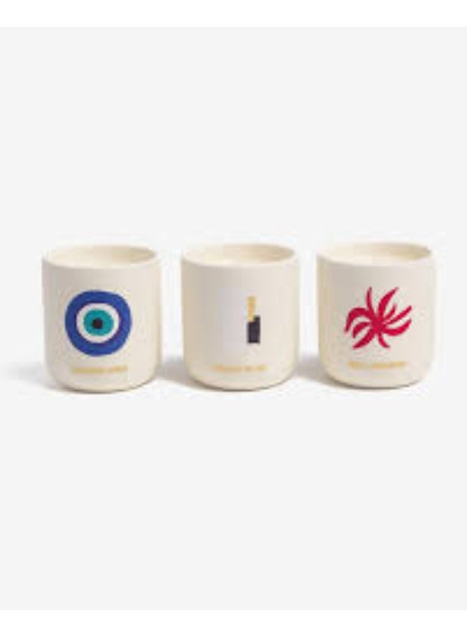 Assouline  Travel From Home Mini Scented Candle Set - Image 1