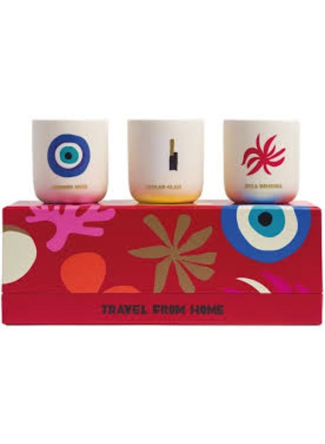Assouline  Travel From Home Mini Scented Candle Set - Image 2