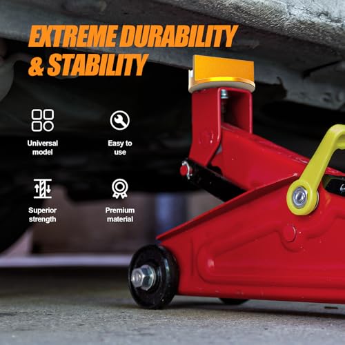 Zihvfzu Universal Magnetic Pinch Weld Jack pad,Aluminum Grooved Pinch Weld Jack Adapter and Frame Rail Protector, Car Jack Adapter with 0.4" Slotted Groove - Image 5