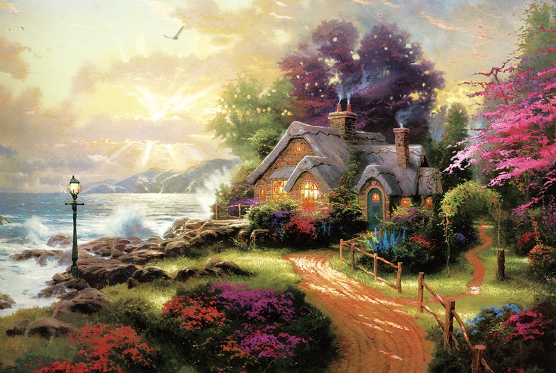 Adult 1000 Pieces Of World Famous Paintings Van Gogh Starry Sky Youth Puzzle Paper Puzzle Decompression Toy Supply - Image 1