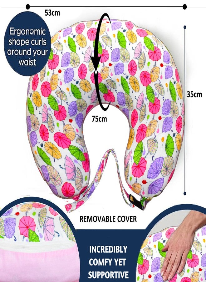 VParents Baby Breast Feeding Pillow, Nursing Pillow, Maternity Feeding Pillow for Mother and New Born Baby (Chunky) - Image 3