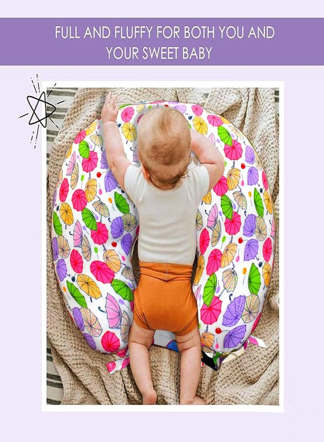 VParents Baby Breast Feeding Pillow, Nursing Pillow, Maternity Feeding Pillow for Mother and New Born Baby (Chunky) - Image 2