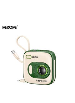 WEKOME A Power Bank with 10000mAh large capacity and built-in fast charging cable.  - Image 3
