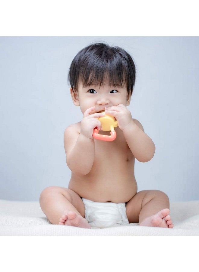 QUALEAP Stand-Up Teething Toys For Babies 0-6 Months 6-12 Months - Teethers With 2 × Baby Fruit Feeders And 4 × Baby Teether - Bpa Free/Freezer Free - Different Soft Textures For Infant And Toddlers (Green) - Image 5