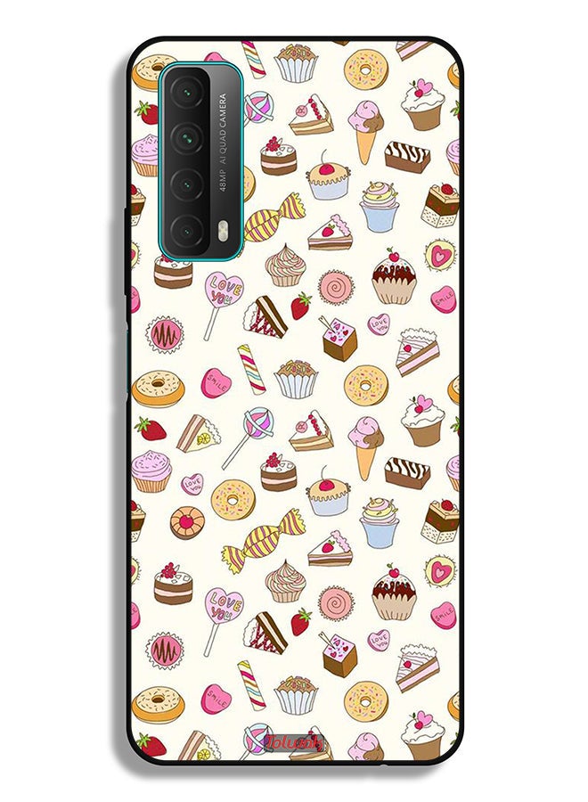 Tolwak Huawei Y7a Protective Case Cover Pattern Of Favorite Items - Image 2