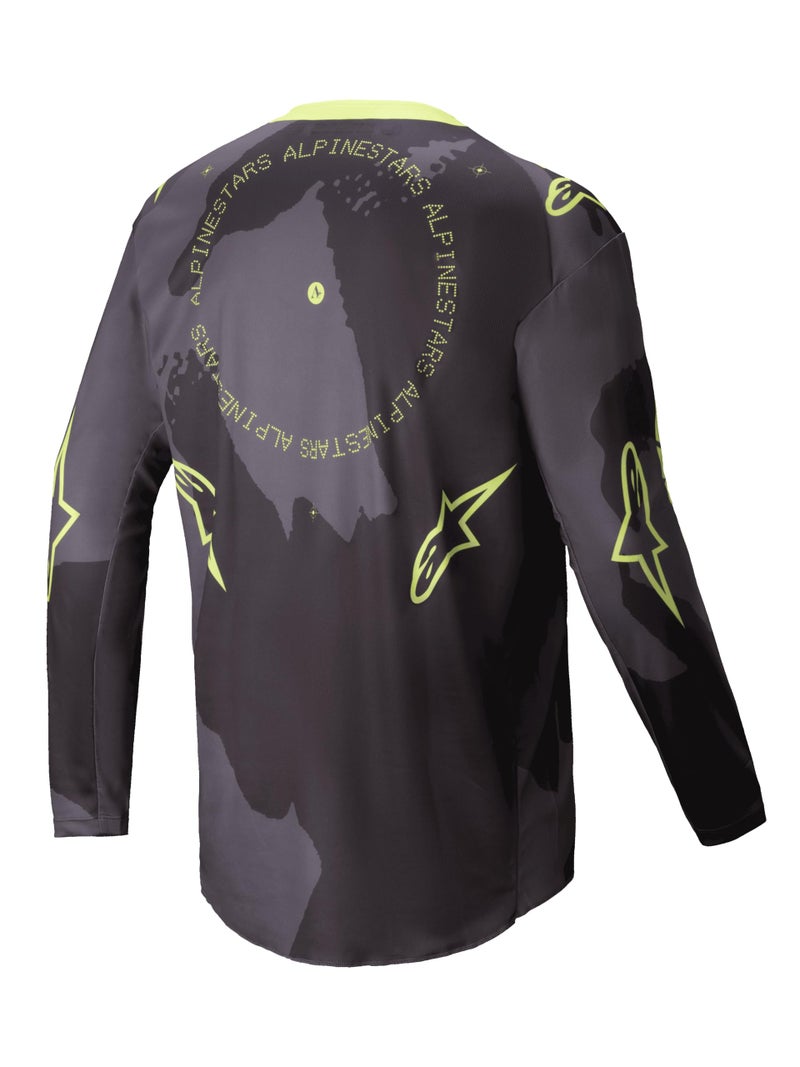 Alpinestars 3760925-9178-L: Racer Hollow Jersey Dark Camo/Yellow Fluo Lg - Image 2