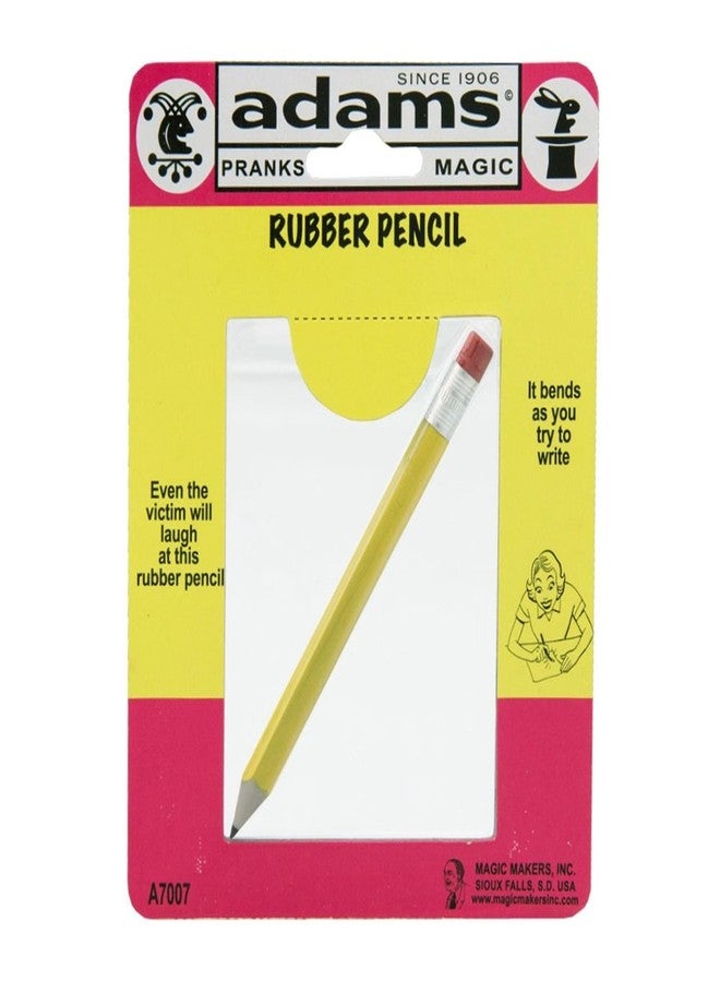 MAGIC MAKERS Adams Pranks and Magic - Rubber Pencil - 2 Pack Classic Novelty Prank Toy - Image 3