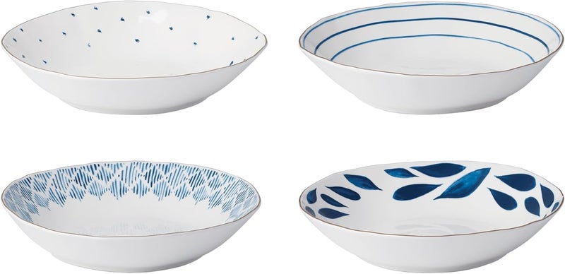 Lenox 897257 Blue Bay Dinner Bowls Set of 4 Assorted - Image 1