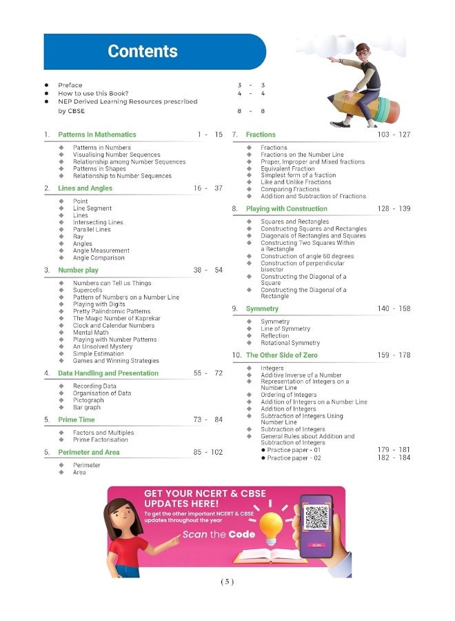 Oswaal One For All Question Bank + One For All Workbook (NCERT & CBSE) Class 6 Mathematics (Set of 2 Books) | For Latest Exam  - Image 2