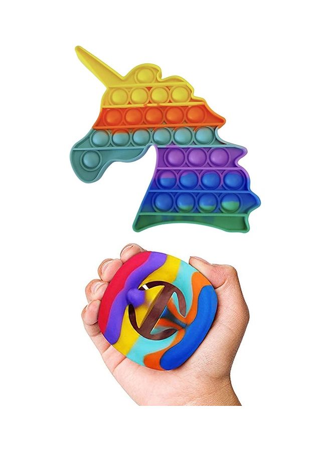 XiuWoo 2-Pack Push Pop Bubble Fidget Sensory Toy