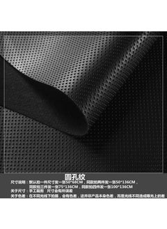 Generic Product shooting props ornaments photo accessories PVC leather background cloth small ornaments dark color shooting propsBackground cloth-black round hole pattern Background cloth-black round hole pattern 
