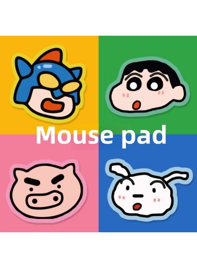 Cute White Cartoon Crayon Small Mouse Pad Small Size Girl Creative Laptop Mouse Pad-Pattern:Xiaobai  - Image 3