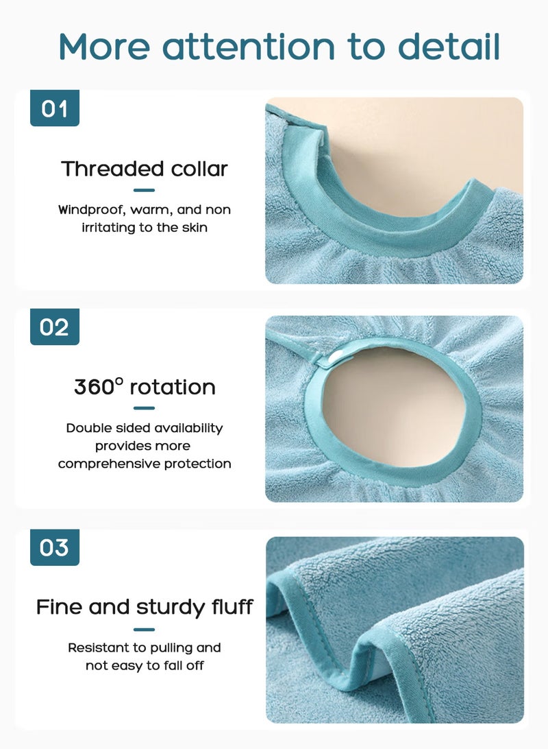 URbazaar 2-Pack Organic Baby Bibs for Boys, Girls - Super Absorbent Cotton Drool Bibs for Baby Girl & Boy, Teething Toddler, Drooling Newborn, Ultra Soft & Machine Washable - Image 4