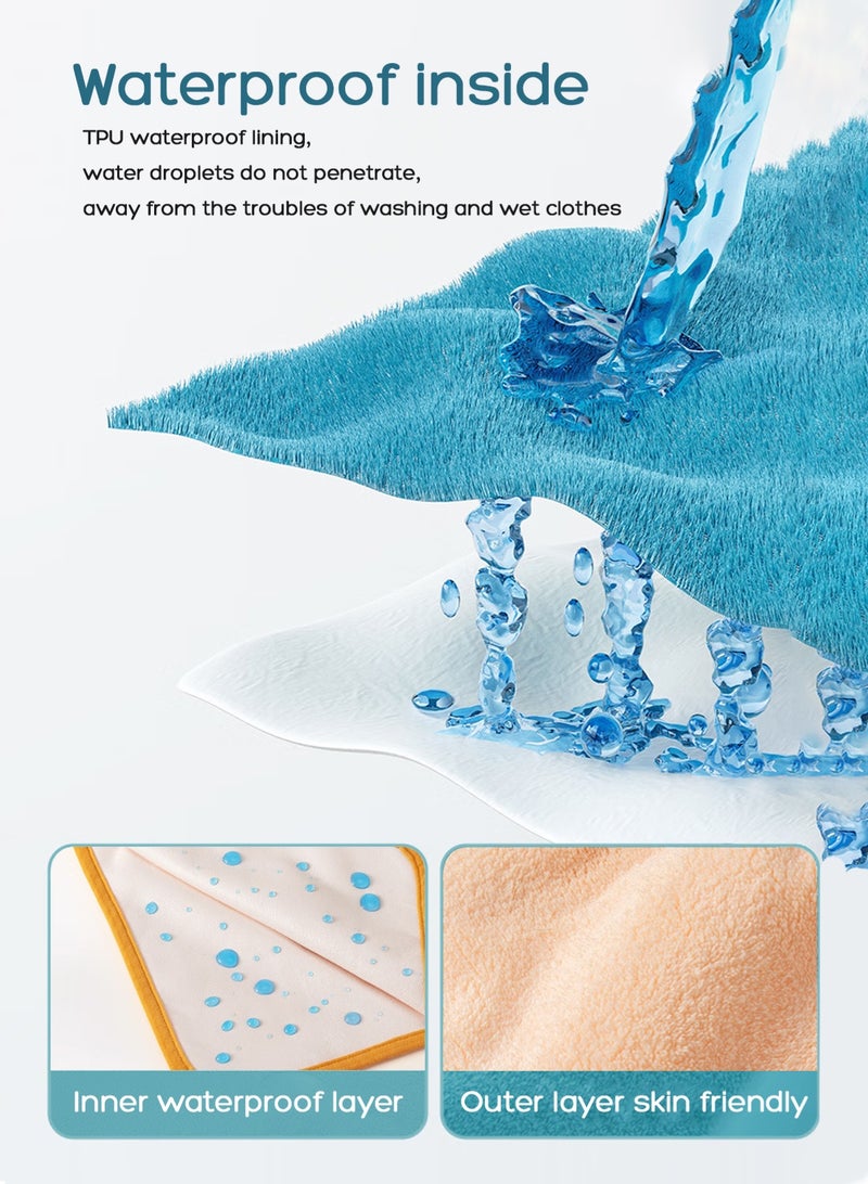 URbazaar 2-Pack Organic Baby Bibs for Boys, Girls - Super Absorbent Cotton Drool Bibs for Baby Girl & Boy, Teething Toddler, Drooling Newborn, Ultra Soft & Machine Washable - Image 2