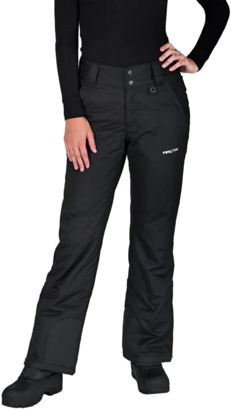 ARCTIX Women's Insulated Snow Pants - Black Skiing Pants - Image 1