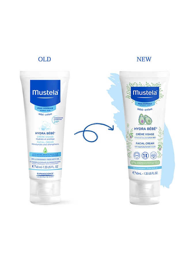 Mustela Hydra Bebe Facial Cream With Farmed Avocado, For Normal Skin - Image 5