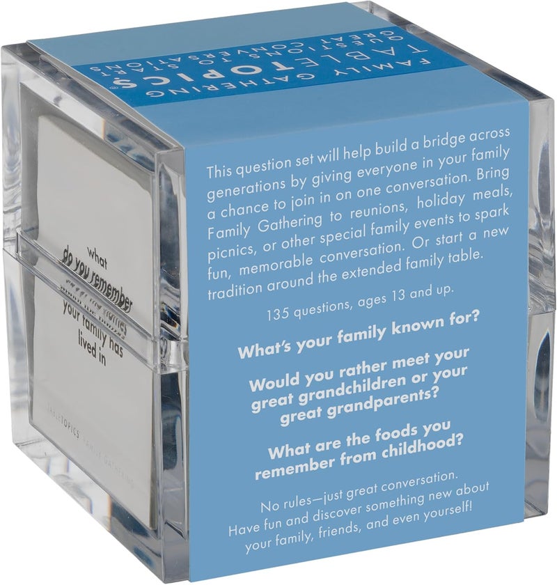TableTopics Family Gathering Question Card Game - 135 Conversation Starters for Families, Kids, and Adults - Image 5