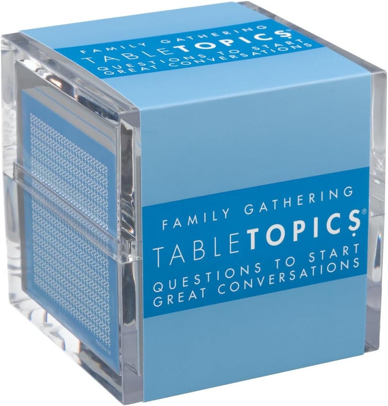 TableTopics Family Gathering Question Card Game - 135 Conversation Starters for Families, Kids, and Adults - Image 1