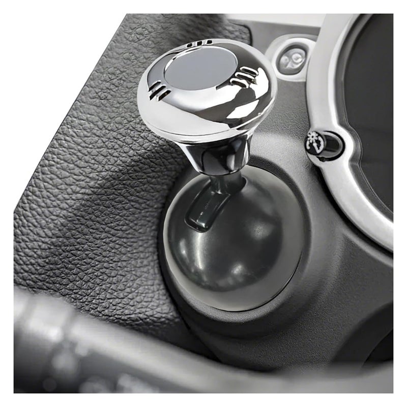 Tuxihapp Car Joystick Starter Metal Auto Push Start Ignition Button Cover Car Engine Start Stop Button Rocker Cover Cool Vehicle Interior Decoration Accessories for Most Cars Sliver - Image 3
