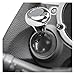 Tuxihapp Car Joystick Starter Metal Auto Push Start Ignition Button Cover Car Engine Start Stop Button Rocker Cover Cool Vehicle Interior Decoration Accessories for Most Cars Sliver - Image 2
