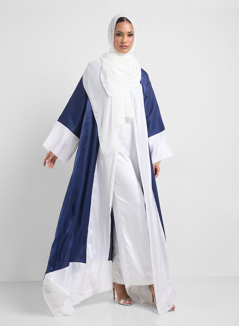 Khizana Colorblock Abaya Wih Sheila  - Image 1