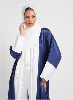 Khizana Colorblock Abaya Wih Sheila  - Image 4