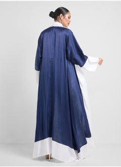 Khizana Colorblock Abaya Wih Sheila  - Image 2