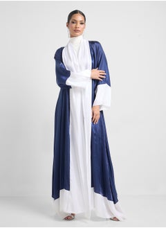 Khizana Colorblock Abaya Wih Sheila  - Image 3