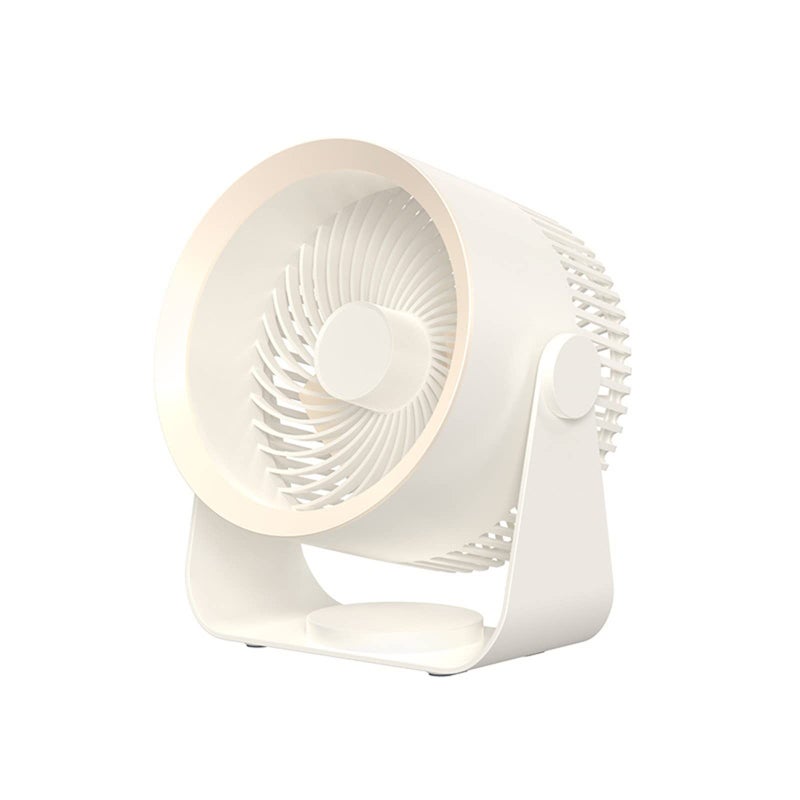Grey Wall Mounted Rechargeable Air Circulator Fan 4000mAh Battery 3 Speeds Quiet Portable - Image 2