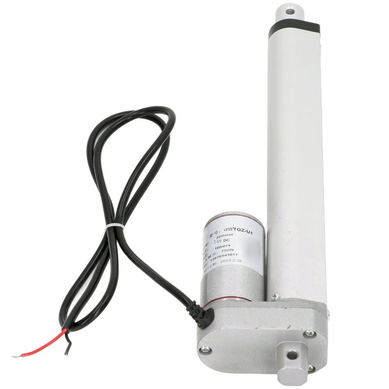 محرك خطي أبيض 200 مم سكتة 750N IP65 محرك خطي لمحرك أسطوانة أريكة كهربائية 24V محرك خطي - Image 1