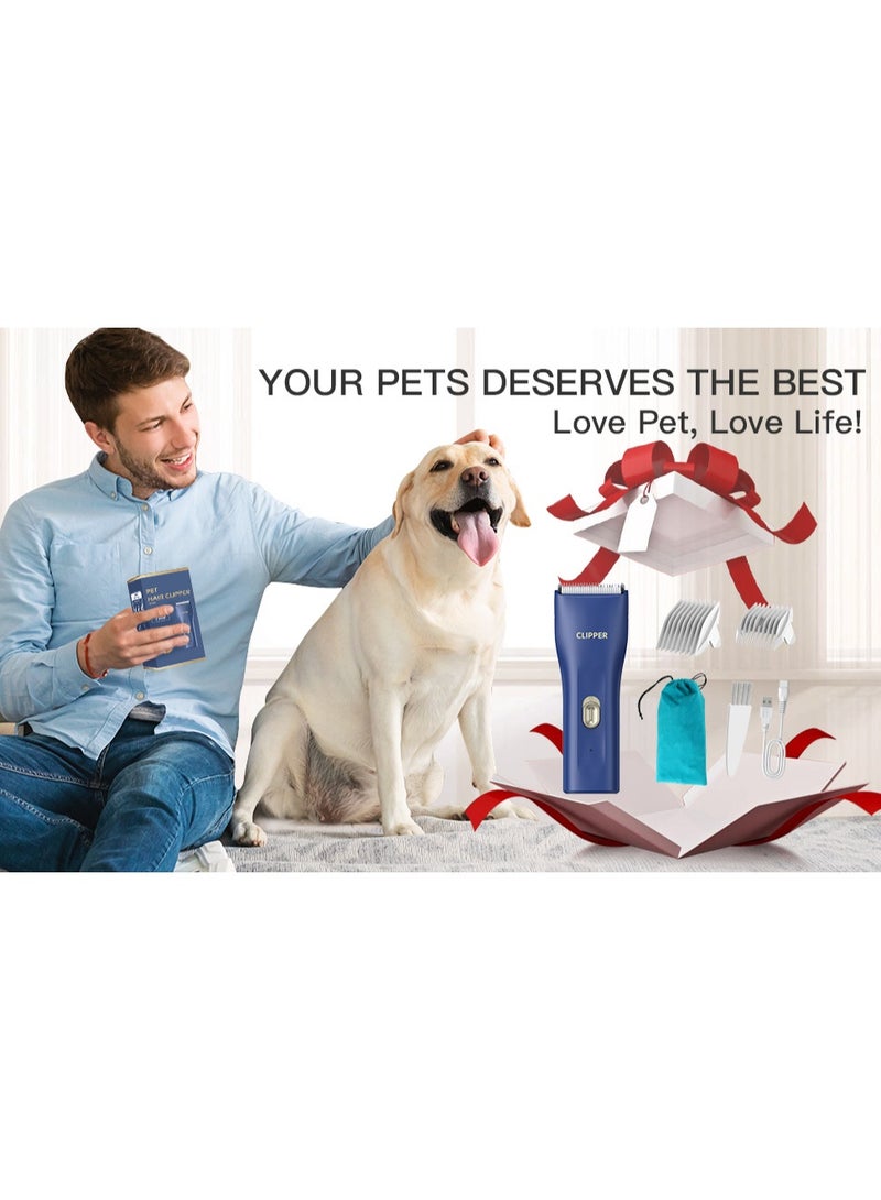 Quiet Wireless Pet Grooming Clipper With USB Charging And Washable Design For Dogs And Cats - Image 4
