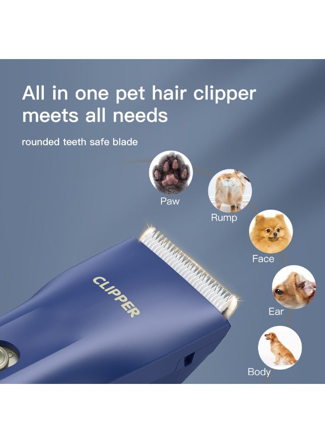 Quiet Wireless Pet Grooming Clipper With USB Charging And Washable Design For Dogs And Cats - Image 3