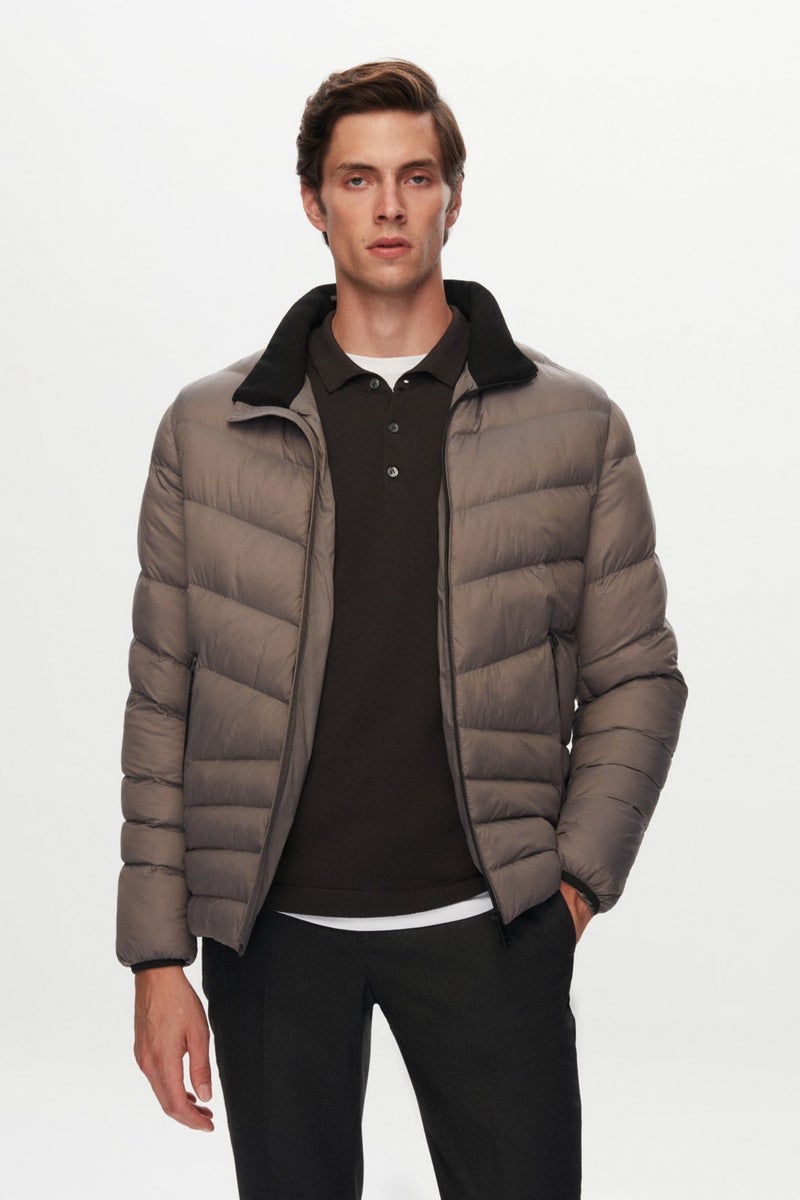 twn Slim Fit Gray Coat 1EC0712210029  - Image 4
