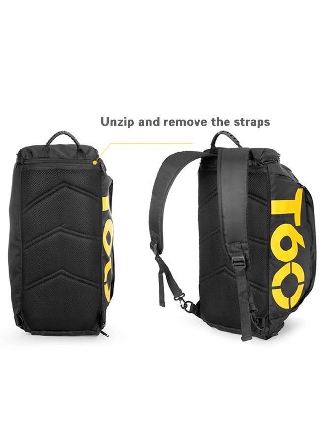 Yolu - Large Capacity Travel Duffel Bag For Womens Mens, Waterproof Gym Sports Bags With Shoes Compartment and Wet Pocket. - Image 1