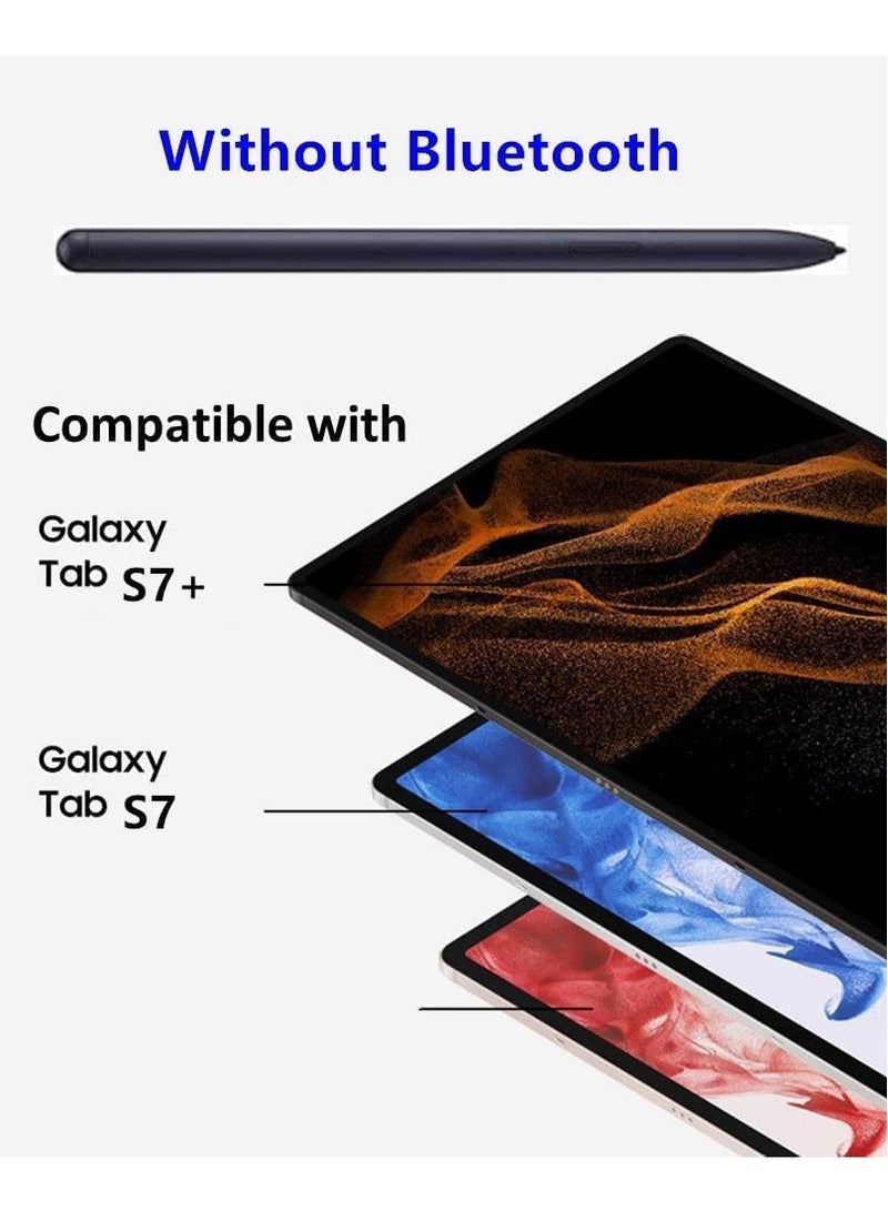 Excefore Replacement Pointer Stylus Pen for Samsung Galaxy Tab S7, Stylus Pen Replacement for Samsung Galaxy Tab S7,Tab S7+ Plus,Tab S7 FE S Pen Stylus, with Bluetooth, 1*Stylus+ 5*Tips+1*Clip (Black) - Image 3