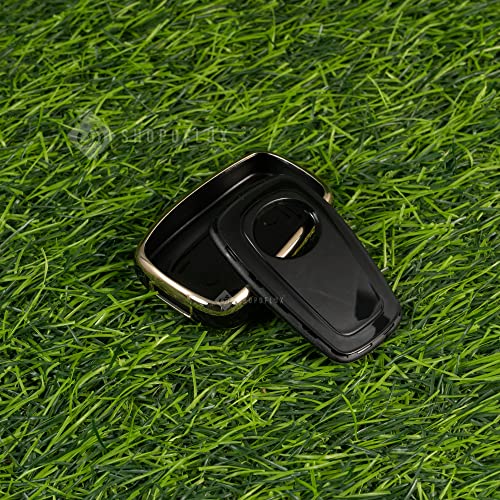Shopoflux® TPU Key Cover Compatible with Tata Nexon | Harrier | Safari | Altroz | Tigor | EV | Punch | Tiago EV Electric 4 Button Smart Key Only (Black Pack of 2) - Image 5