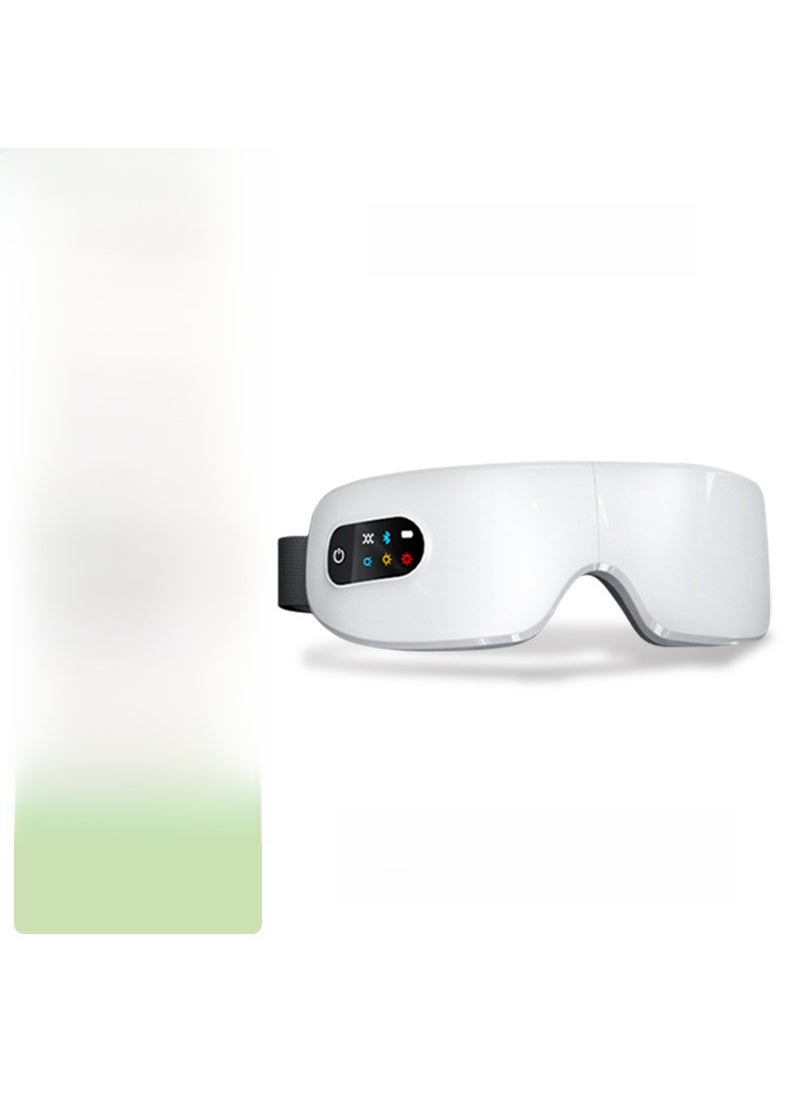Generic - Rechargeable Eye Massager with Heat and Vibration10s-c White: four hot compress + vibration + Bluetooth 10s-c White: four hot compress + vibration + Bluetooth - Image 1