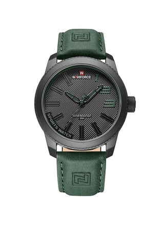 Stylish Mens Sports Watch with Black Dial Green Leather Strap Quartz Movement Analog Display Water Resistant 30M Durable and Modern Design - pzsku/Z8697E9751DCFFA857E95Z/45/_/1739762126/ed615a87-343f-4791-8efe-db9f2abe6762